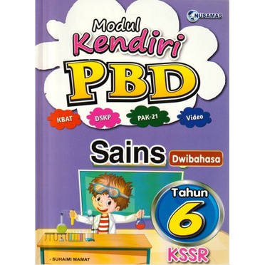 MODUL KENDIRI PBD SAINS TAHUN 6 KSSR (DWIBAHASA) | Shopee Malaysia