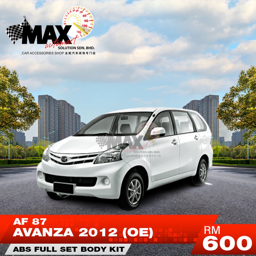 toyota avanza 2012 oe abs bodykit | Shopee Malaysia