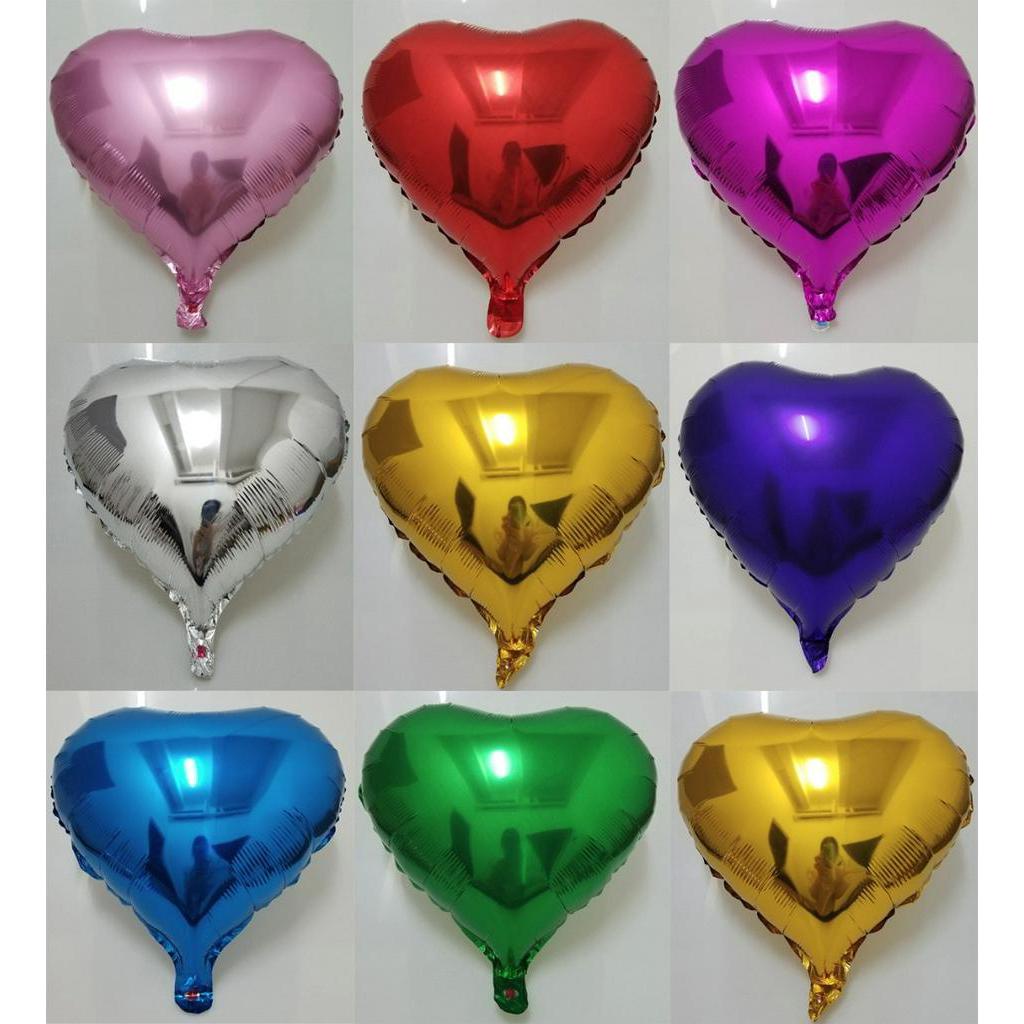 18inch Love Heart Shape Balloon Foil Balloon Wedding Birthday Party ...