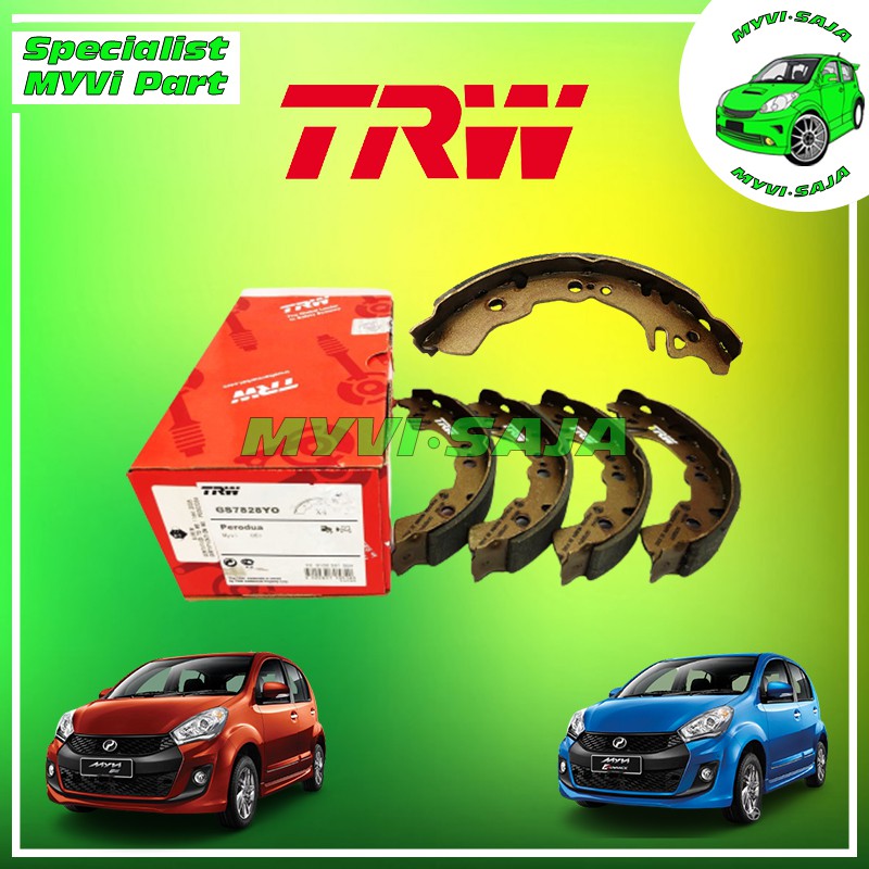 TRW - Perodua Myvi Axia bezza myvi lagi best Rear Brake Shoe GS7828 ...