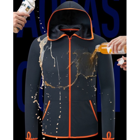 Men Jacket Waterproof Fishing Clothing Anti Fouling Quick Drying Suit  Protect UV Long Sleeve Shirt Fish Clothes Jacket