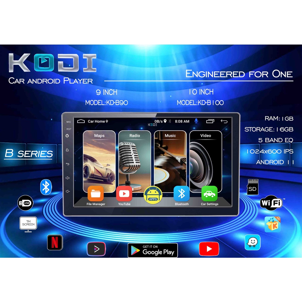 Car Android Player 1+16GB 9/10 Inch | Shopee Malaysia
