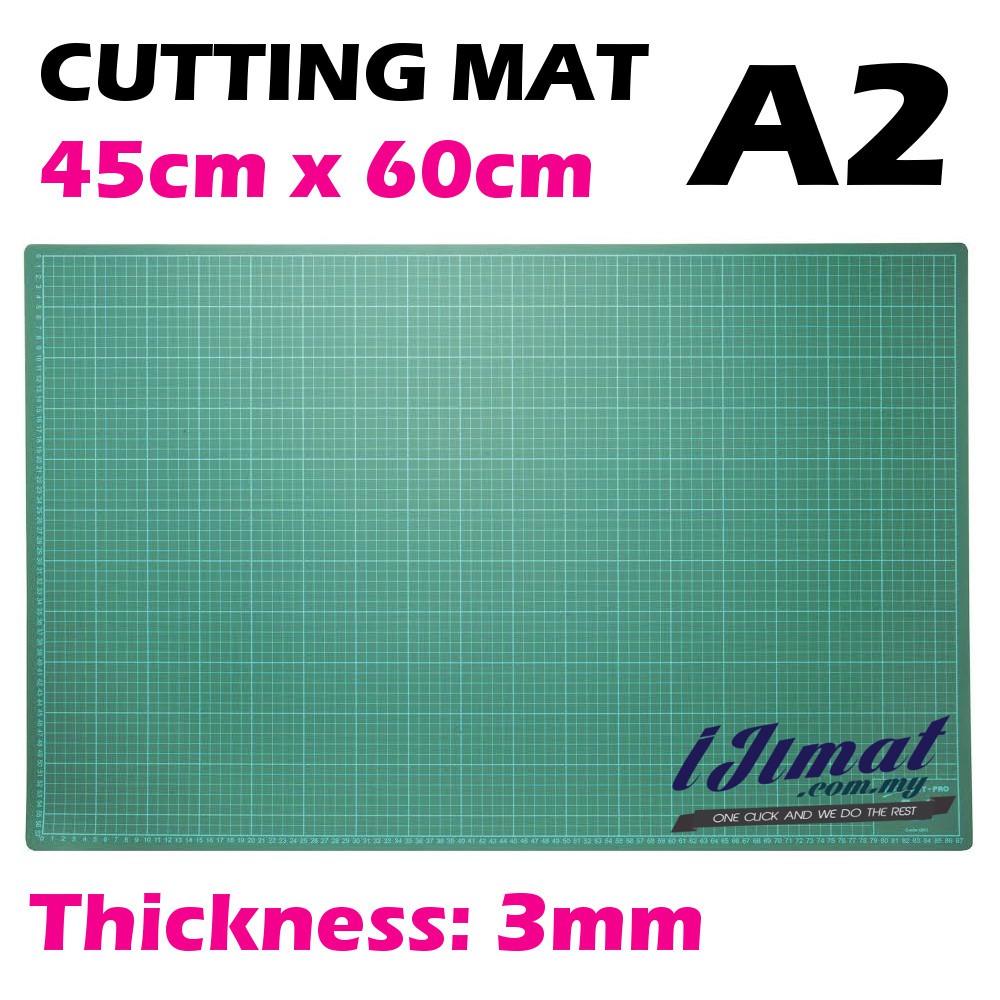 A2 Size Cutting Mat A2 (45cmx60cm) Thickness 3mm Tikar memotong