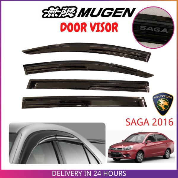 Proton Saga VVT 2016-2022 High Quality Mugen Door Visor Air Press ...