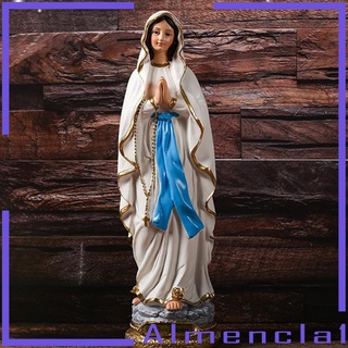 [almenclaabmy] Catholic Resin Mary Statue Figure Handmade Figurine 