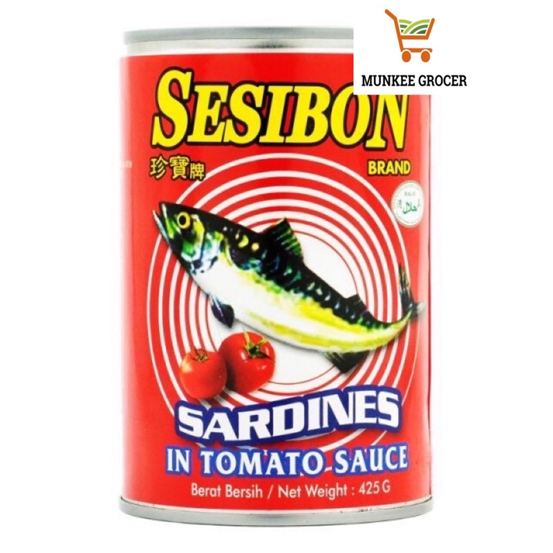 Sesibon Sardines In Tomato Sauce 400g / Sardin/ Ikan sardin/ SARDINE