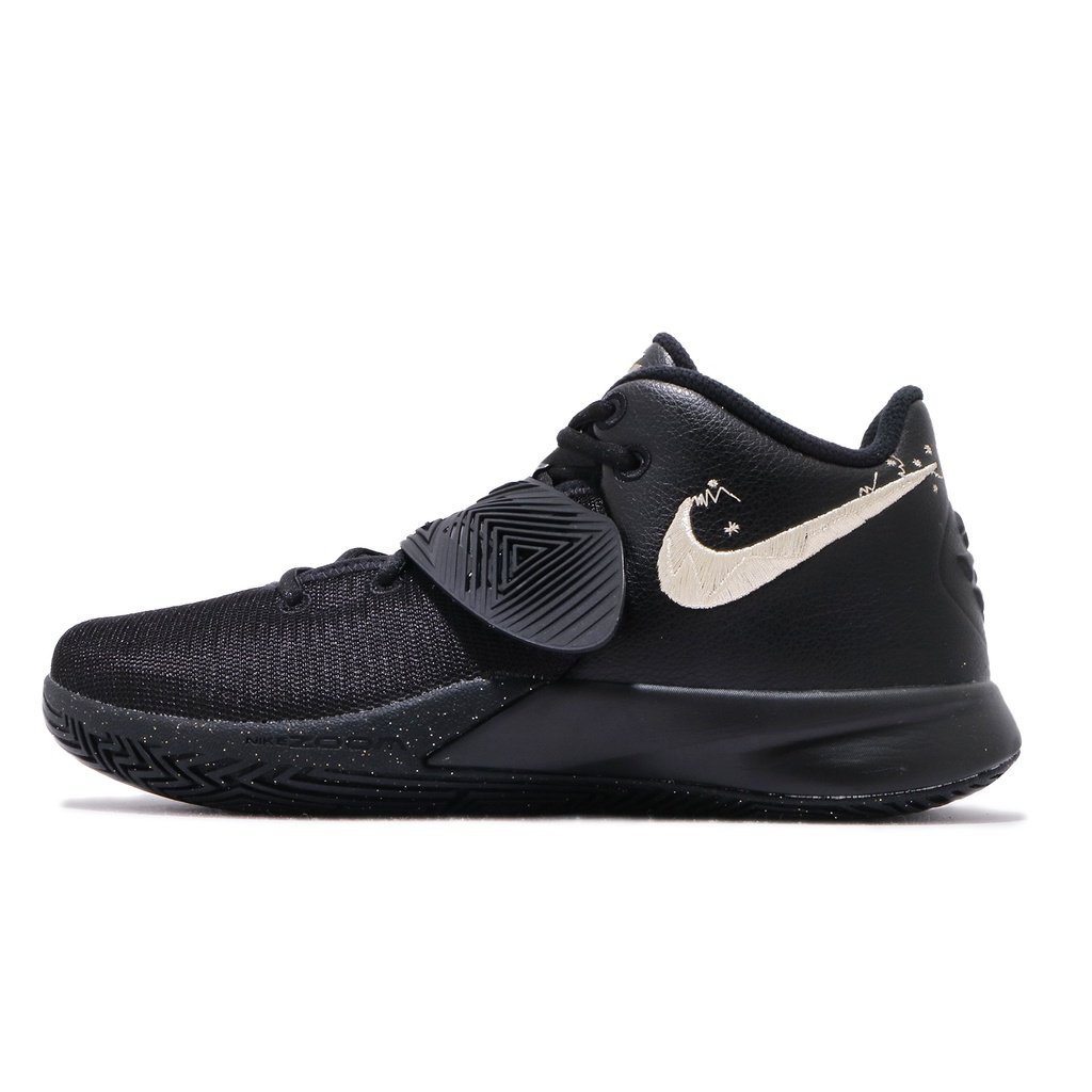 Kyrie irving shoes 3 black best sale and gold