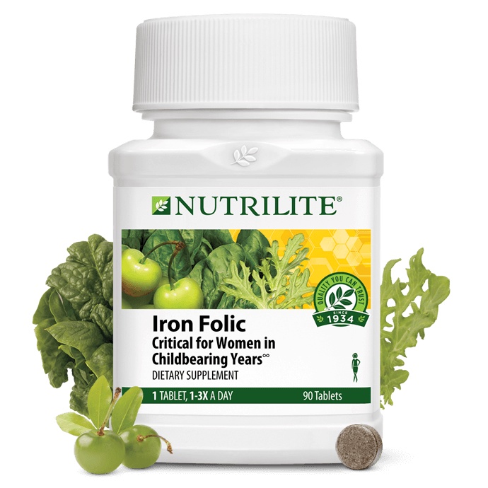 Amway Nutrilite Iron Folic Trial Repacked 30 Biji Shopee Malaysia