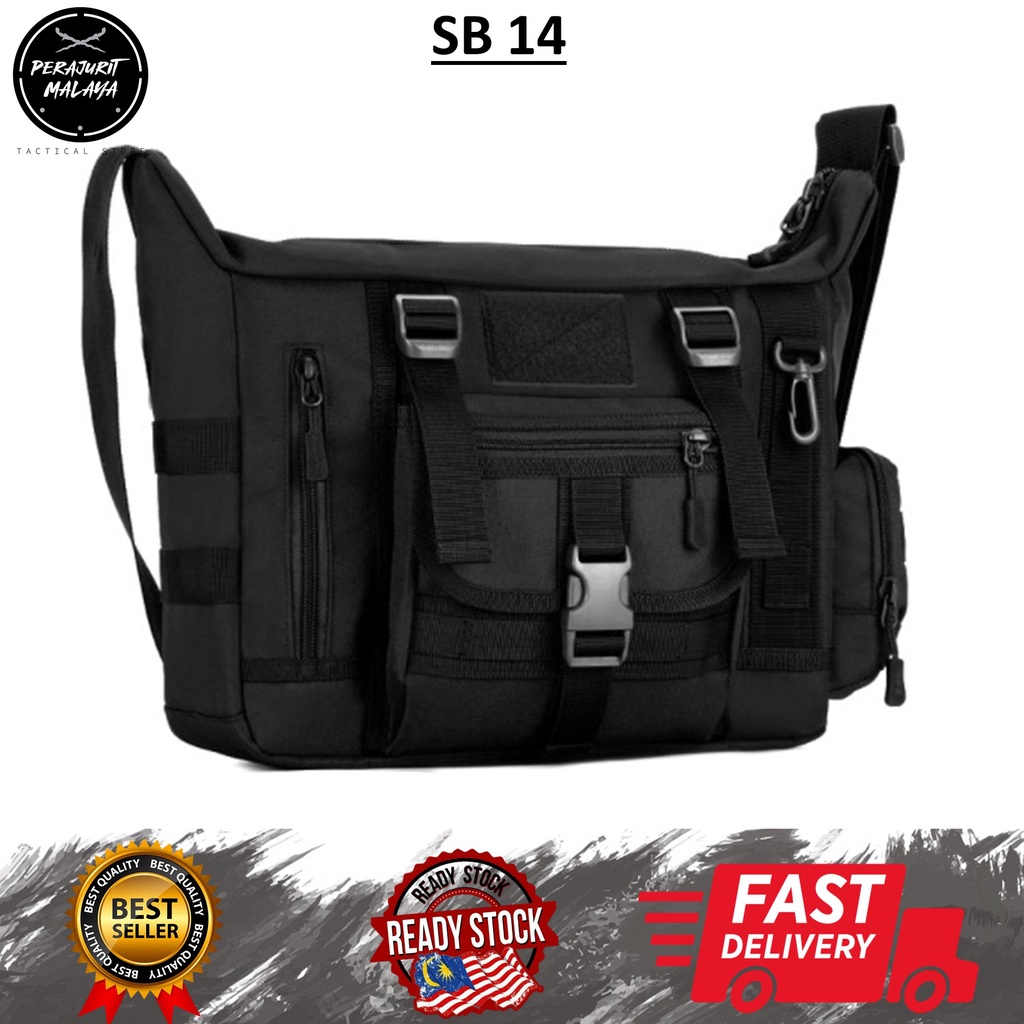 Tactical sling bag shopee hotsell