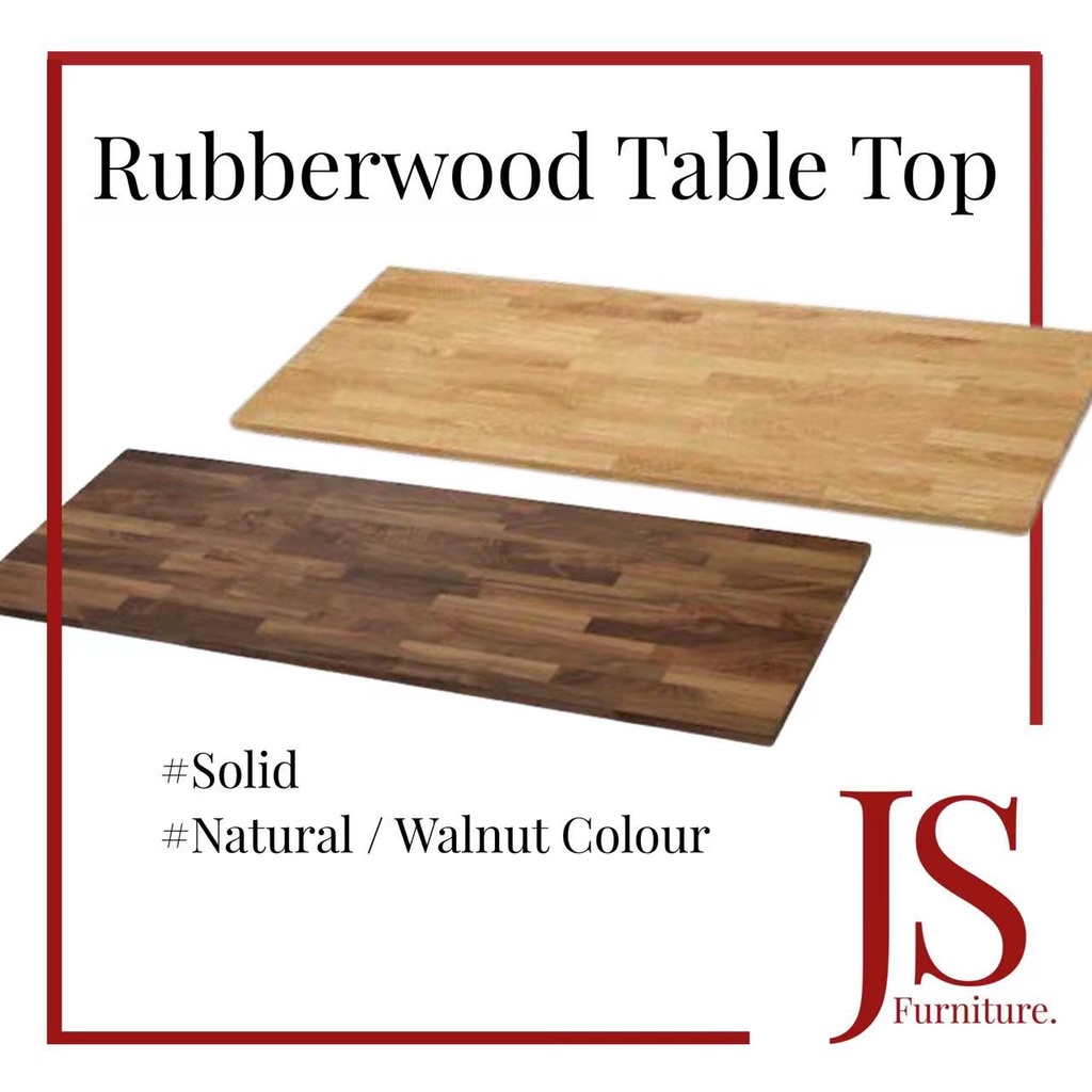 𝗝𝗦 𝗙𝗿𝗲𝗲 𝗦𝗵𝗶𝗽𝗽𝗶𝗻𝗴 𝟭𝟲𝘀𝗶𝘇𝗲𝘀 20MM solid Rubberwood Table Top GradeAB with