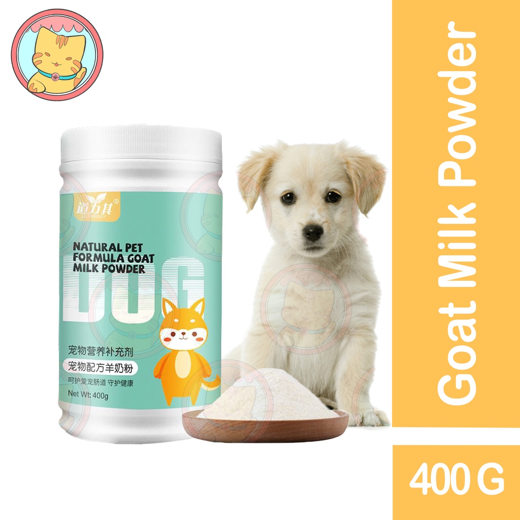 Dog Puppy Milk Goat Powder 400g All Age Pet Milk Powder Anjing