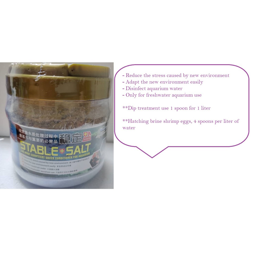 Danios Stable Salt 1kg for tropical fish garam akuarium brine shrimp