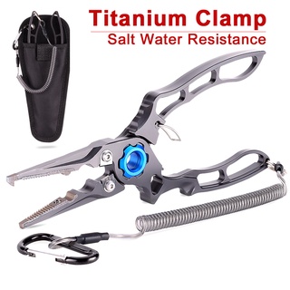Anh Titanium Alloy Clamp Head Tungsten Steel Cutter Fishing Pliers Saltwater  Resistant Split Ring Remover