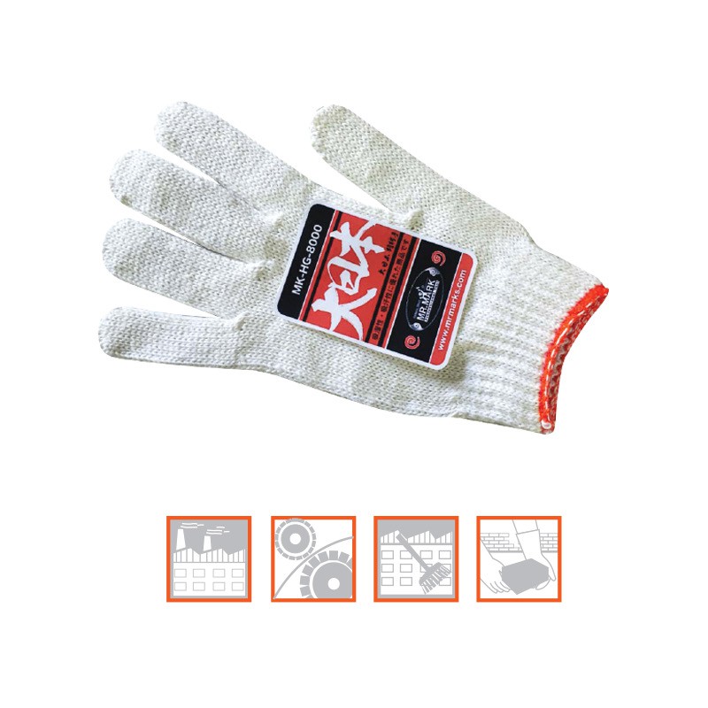 MR. MARK ( 1PCS) White A105 Cotton Glove (MK-HG580) | Shopee Malaysia