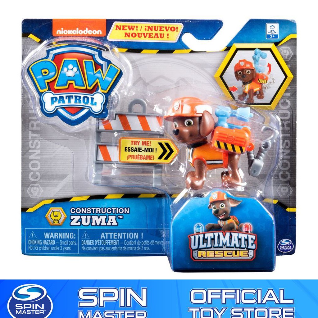 Paw patrol ultimate rescue deals toys zuma