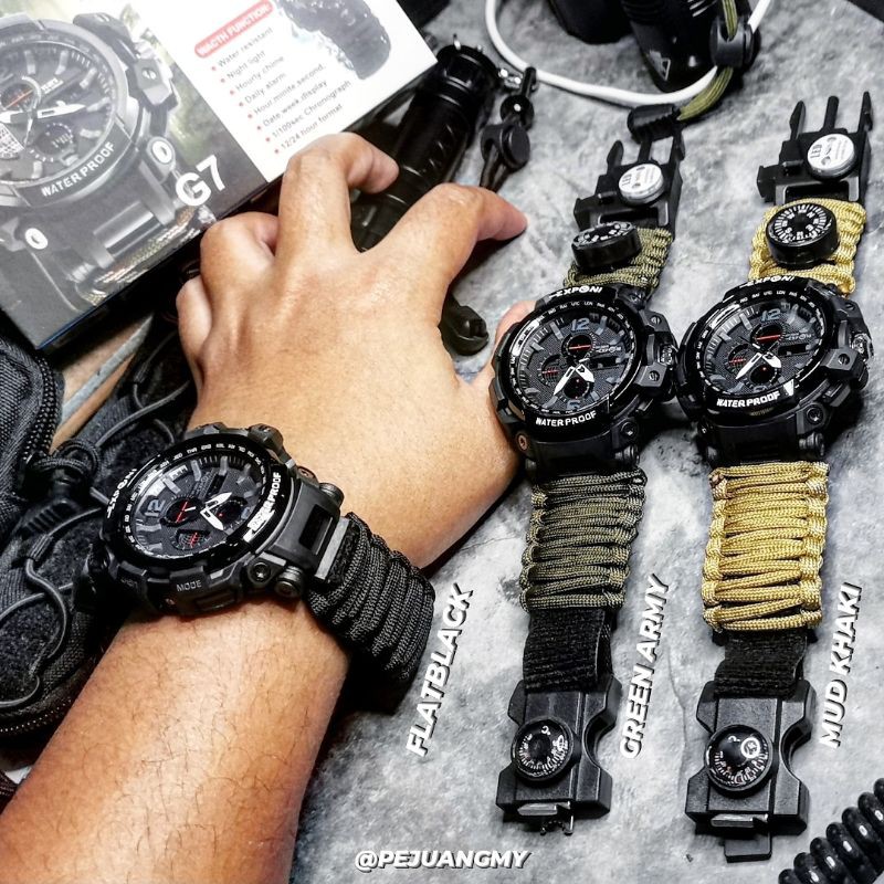 G7SERIES TACTICAL SURVIVAL WATCH by ORIGINAL-YUZ£K X EXPONI (HIGH ...