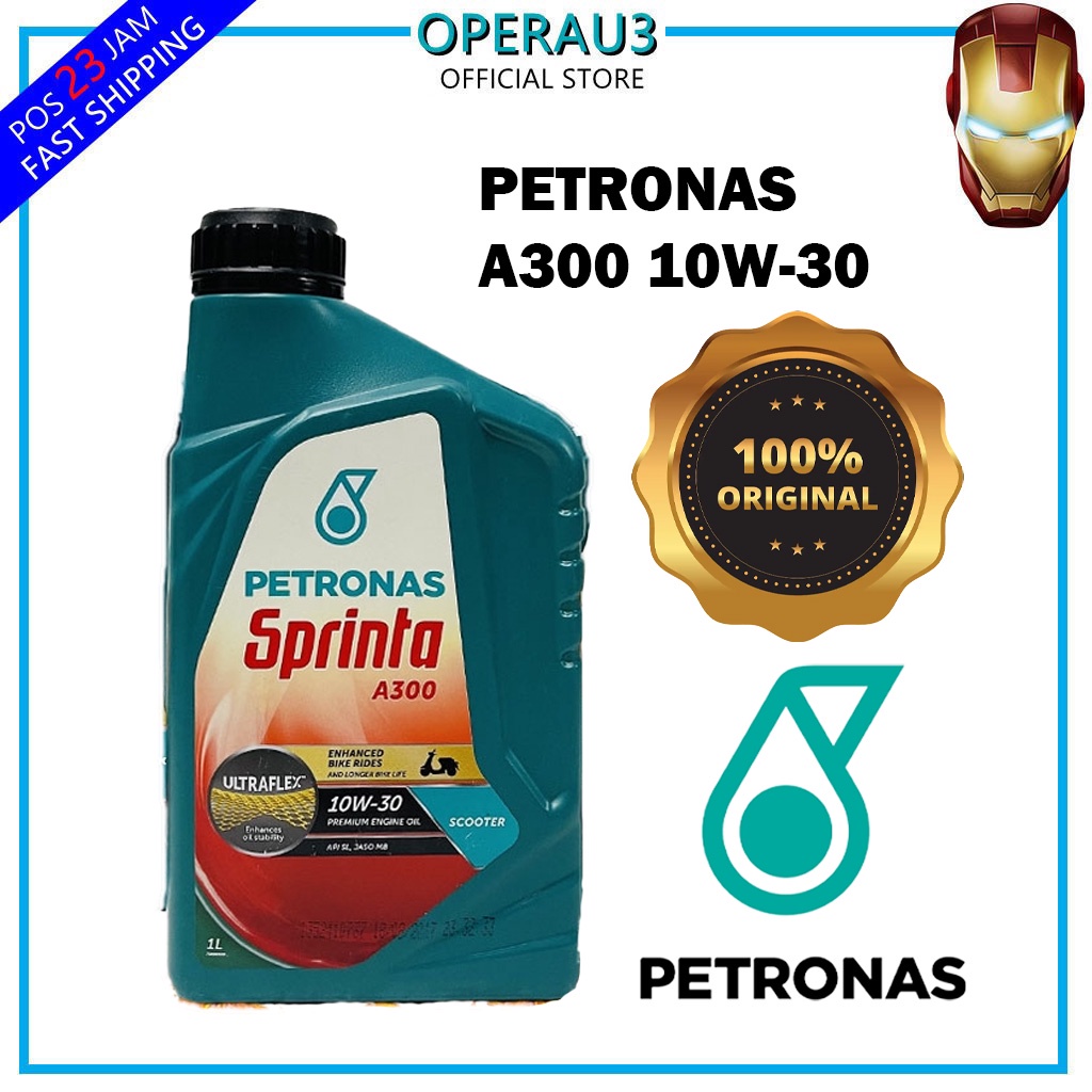 🔥PETRONAS SPRINTA A300 SCOOTER!!!(Premium Engine Oil) 10w30 semi ...