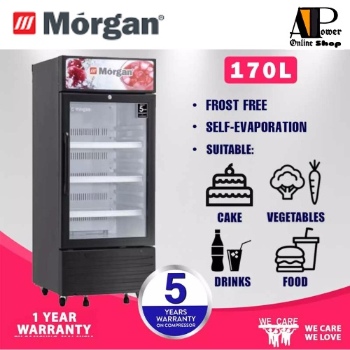 [CAKE CHILLER] Fast Ship Morgan/Midea Chiller Showcase 190 Liter/187 ...