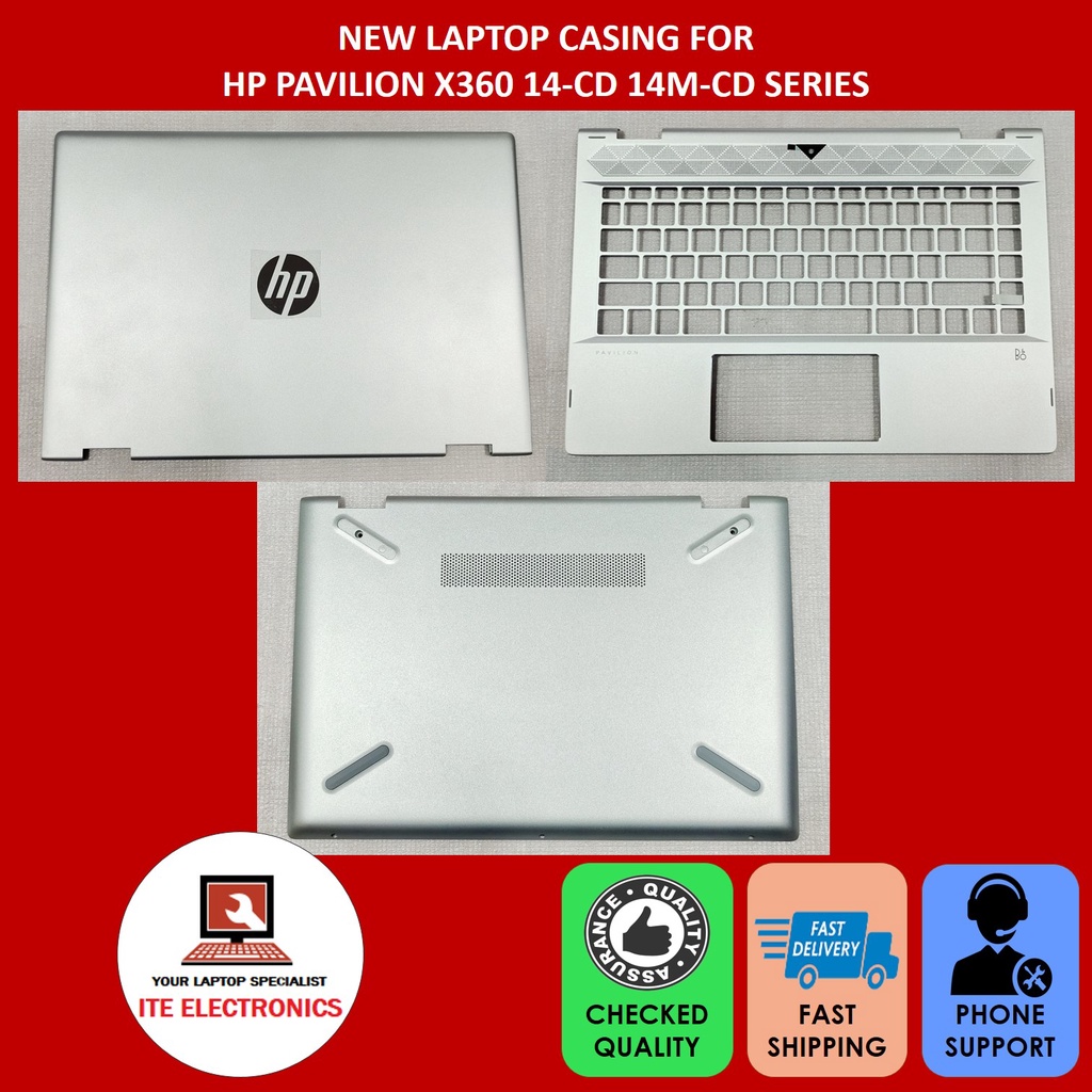 NEW HP PAVILION X360 14 CD 14M CD SERIES LCD TOP COVER FRONT CASING A PALMREST C BOTTOM COVER D CASE Shopee Malaysia