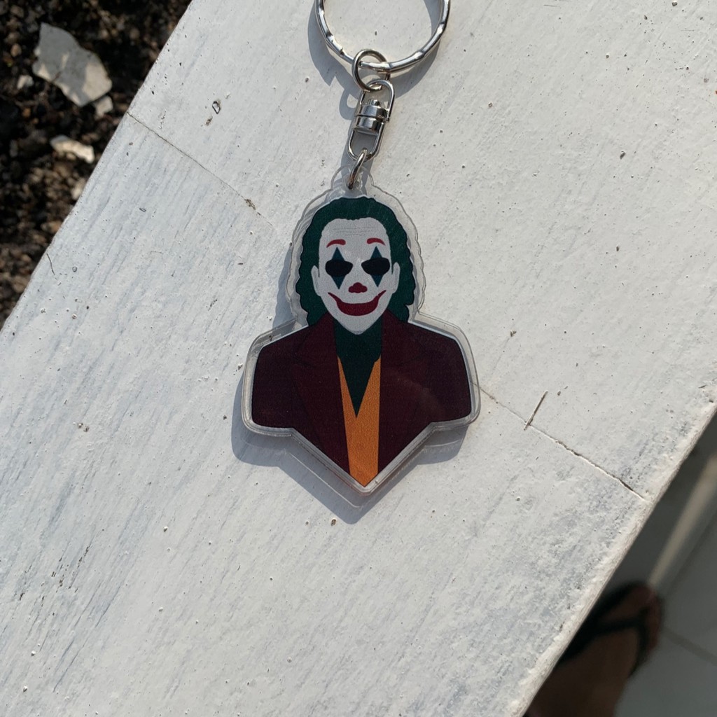 Joker Joaquin Phoenix Joker Keychain Merchandise Key Chain Shopee