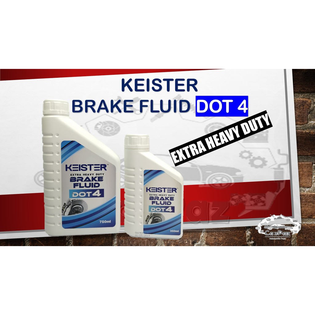 KEISTER DOT 4 BRAKE FLUID (350ml/750ml) | Shopee Malaysia