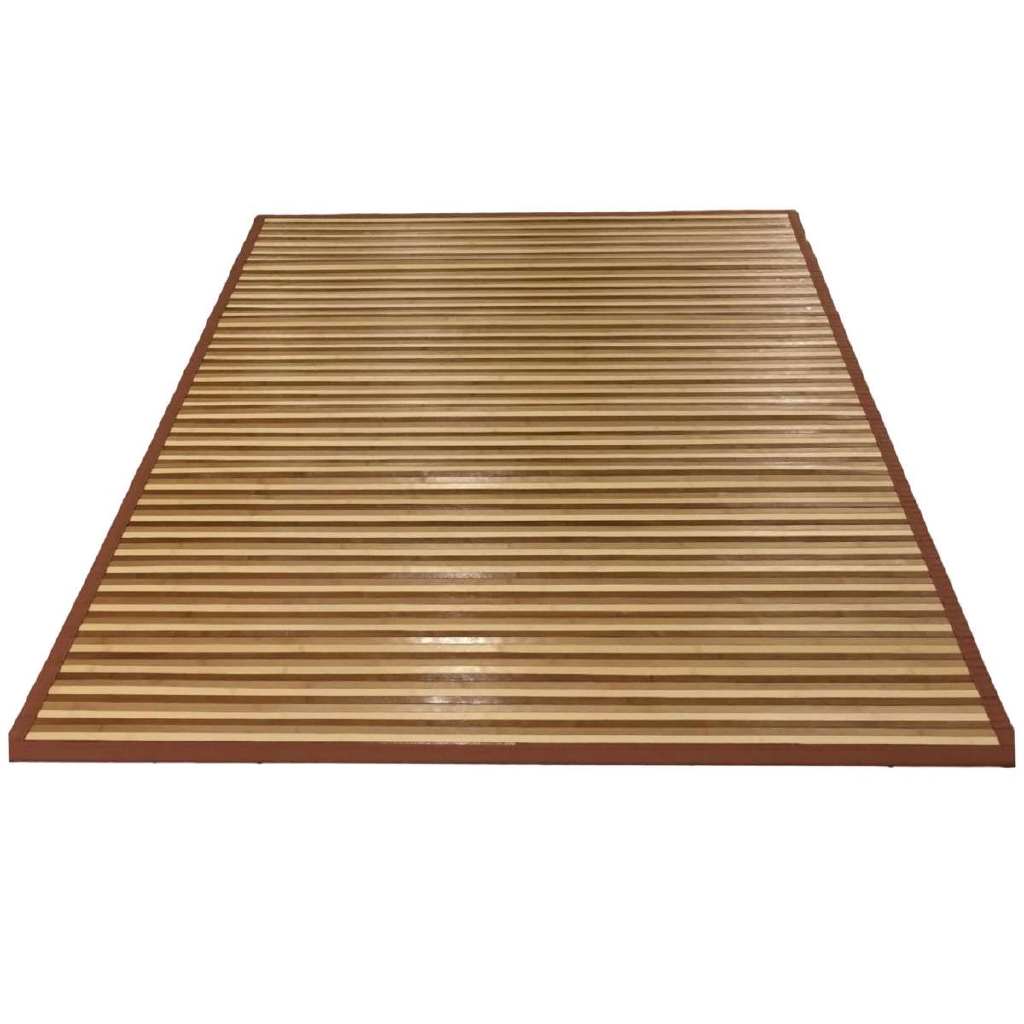 Bamboo Area Rug Floor Carpet Mat Natural Bamboo Wood Flooring Indoor