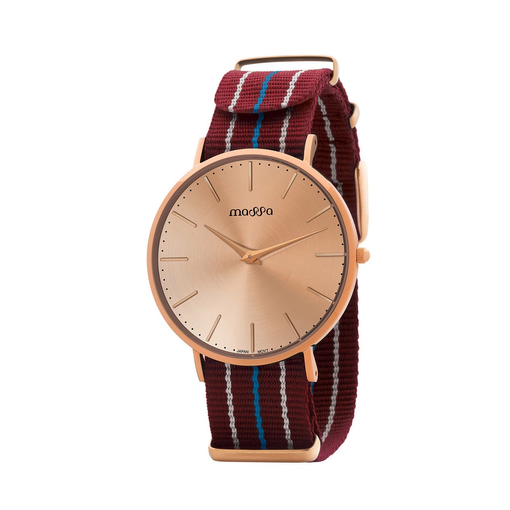 MASSA Grace Rose Gold Watch 36mm Rose Gold Leather Strap Steel Strap Nato Strap Shopee Malaysia