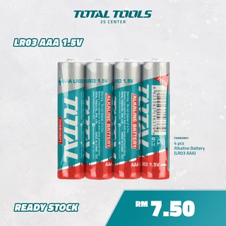 Total 4 Pieces 1.5V LR6 AA Alkaline Battery - THAB2A01