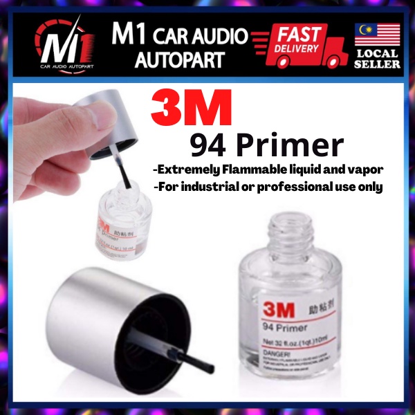 Genuine 3M Double Side Tape Promoter 94 Primer Applicator 10ml | Shopee ...