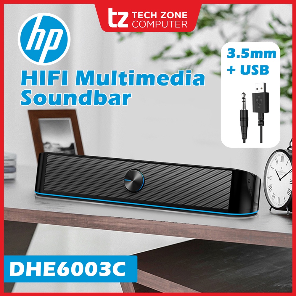 HP DHE6003C Speaker Soundbar for TV PC Multimedia Entertainment Music ...