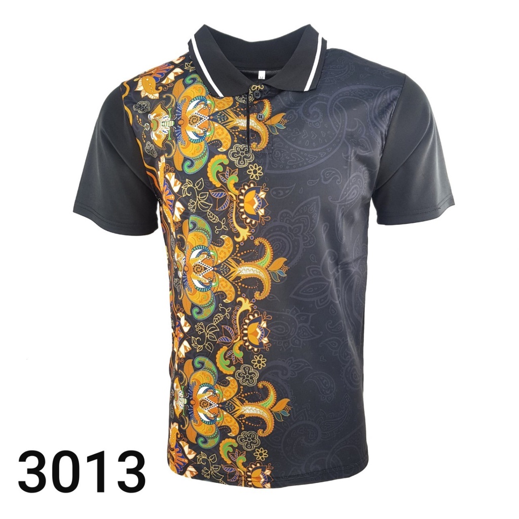 Men Collar T-Shirt Jersey Material | Baju Jersi Kolar Lelaki | Baju T ...