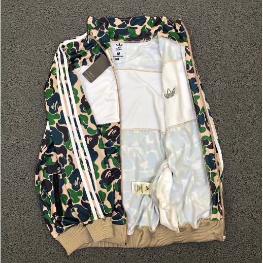 Adidas bape clearance firebird track jacket