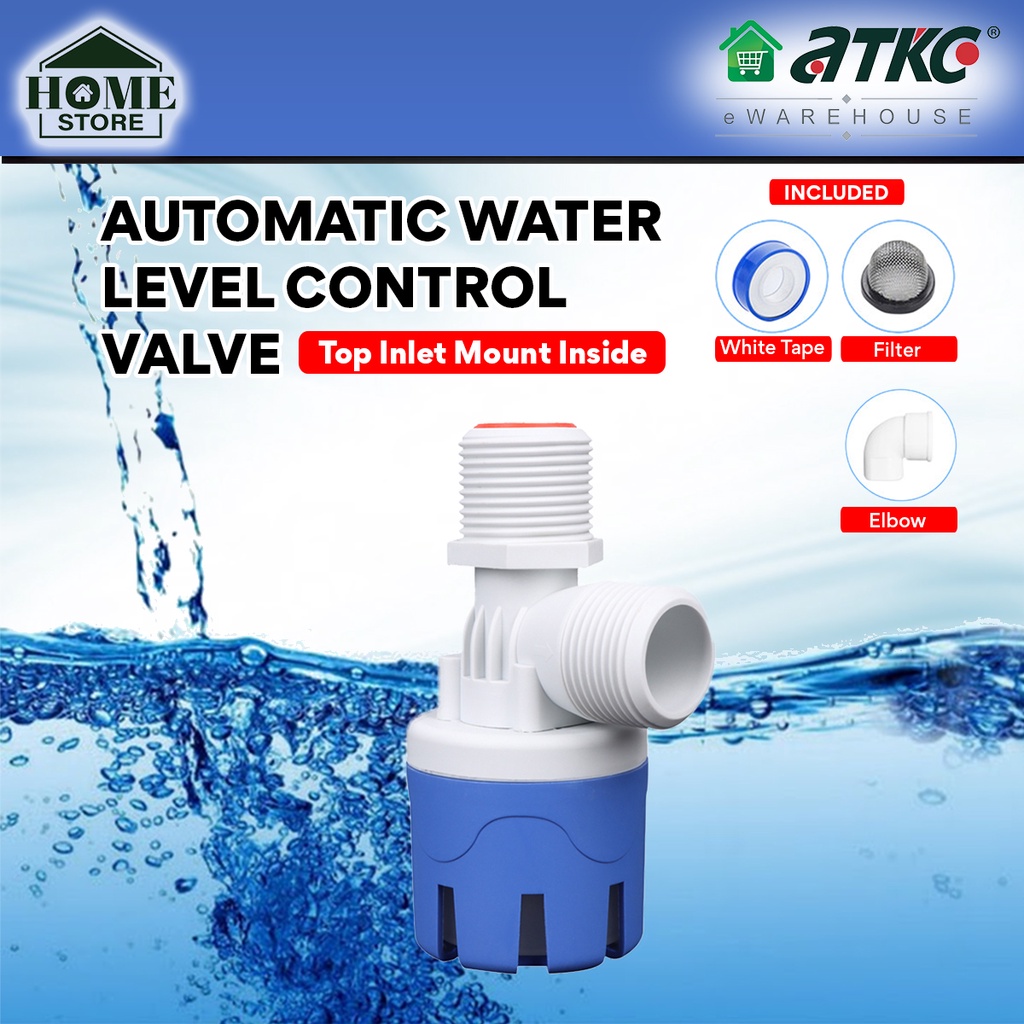 Automatic Water Level Control Float Valve Top & Side Inlet Mount Inside ...