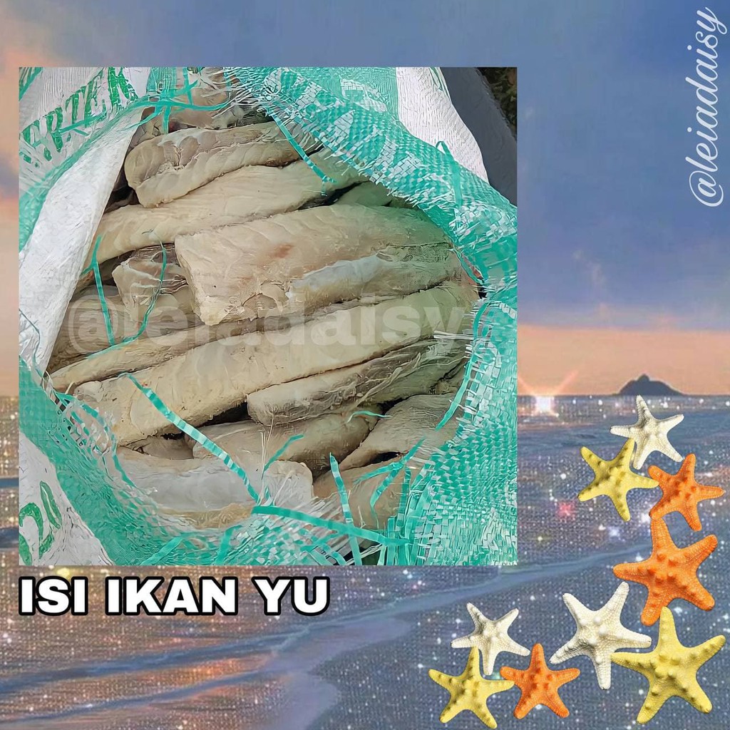 Ikan Masin Kering Sabah Gelama Sulit Yu Talang Liking Putih