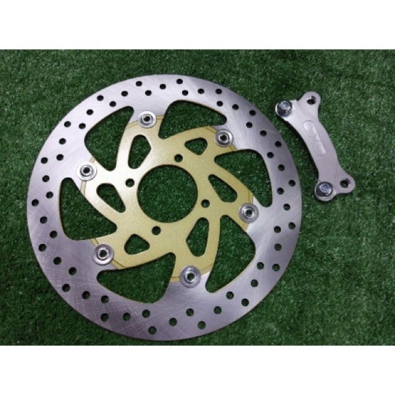 Disc samurai brake plate 267mm + disc bracket 135LC /SRL110 | Shopee ...