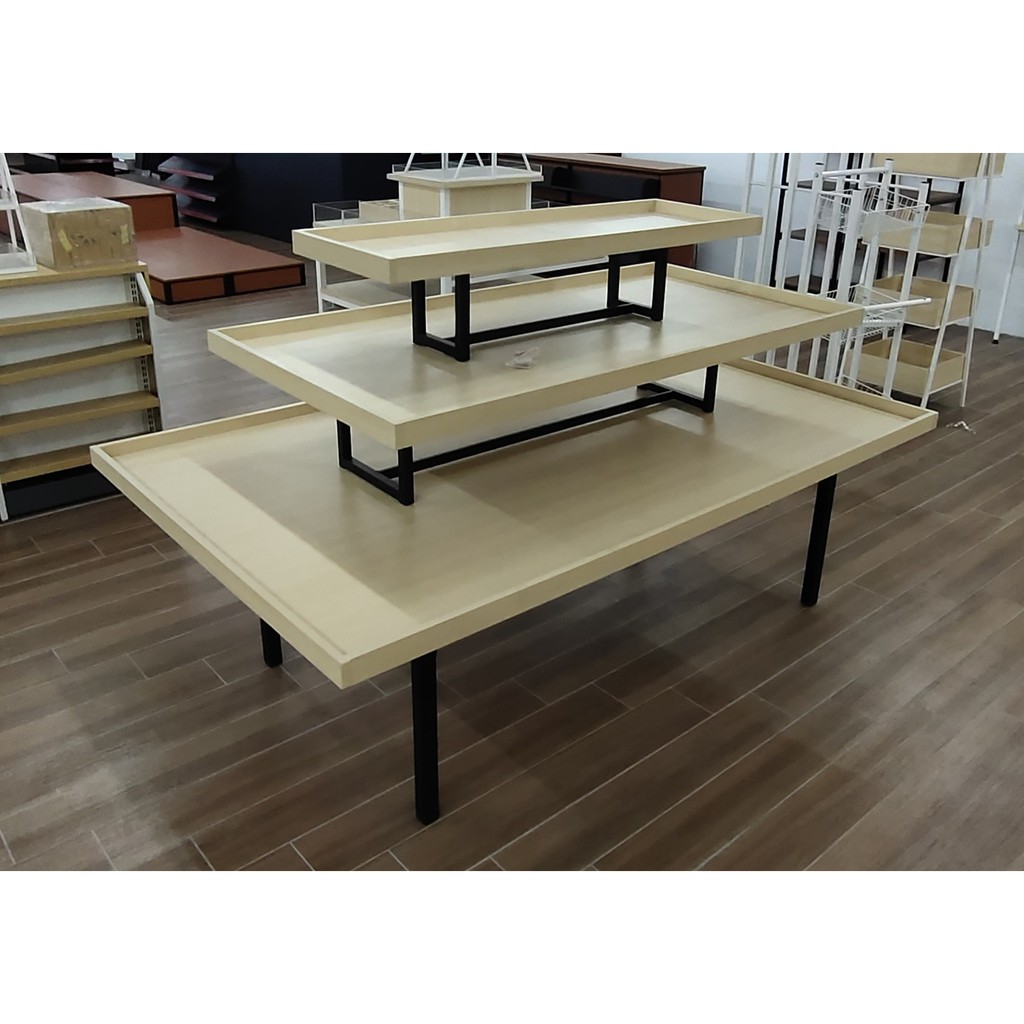 3 Level Table Oppa Rack Rack Square 120*200cm | Shopee Malaysia