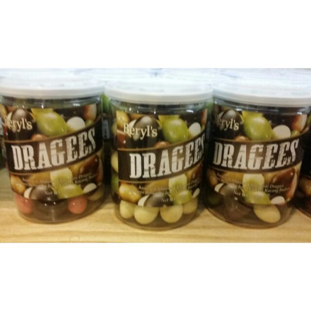 Beryl S Jar Panned Chocolate Assorted Almond Chocolate Dragees G