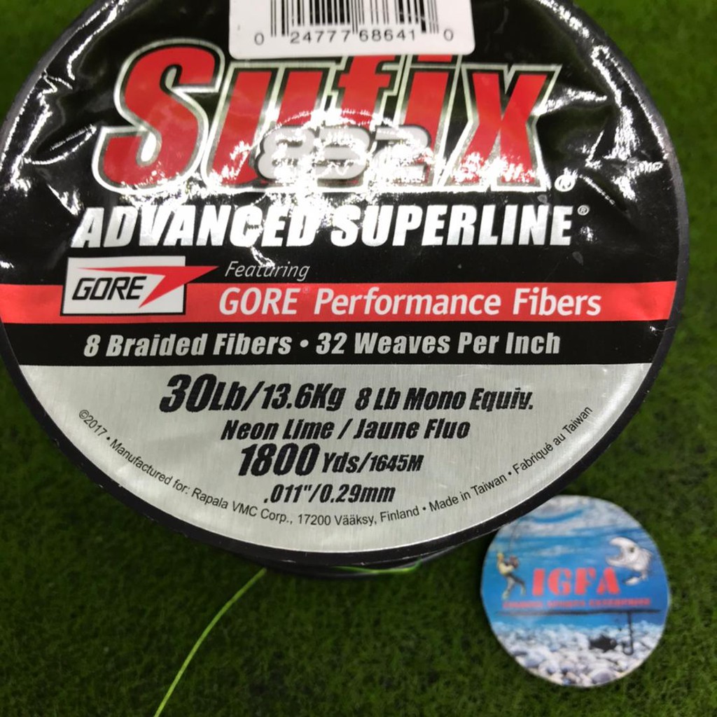 SUFIX 832 ADVANCED SUPER BRAIDED LINE (LOOSE PACK) #IGFAFISHINGSPORT ...