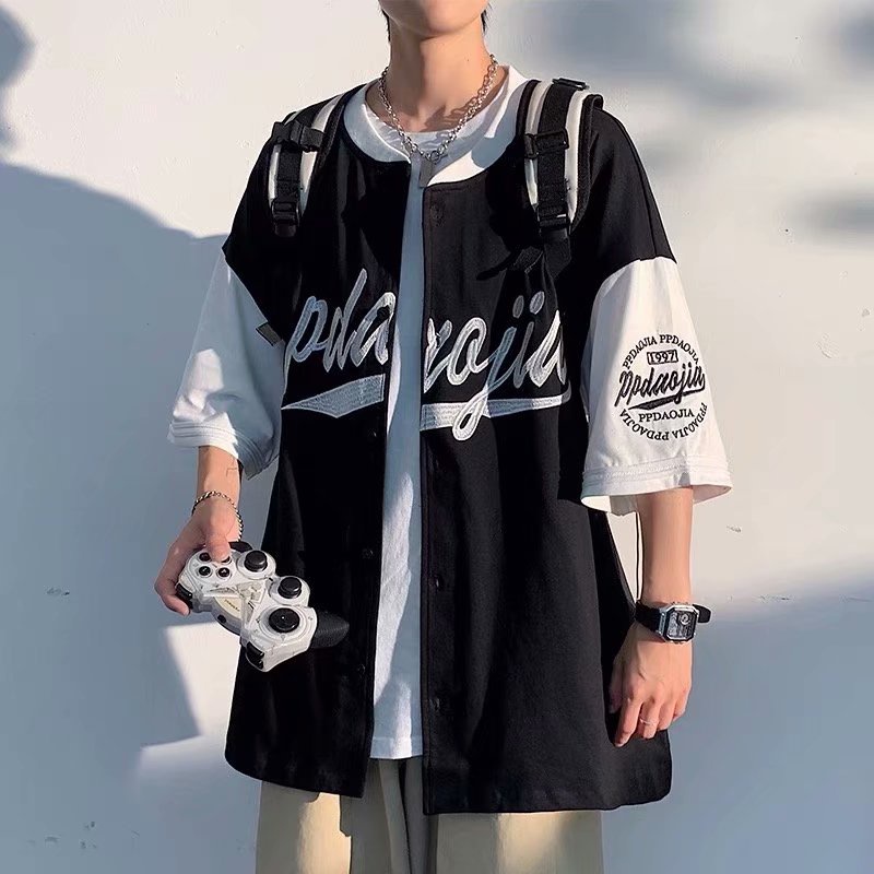 Short sleeve 2025 baseball jacket