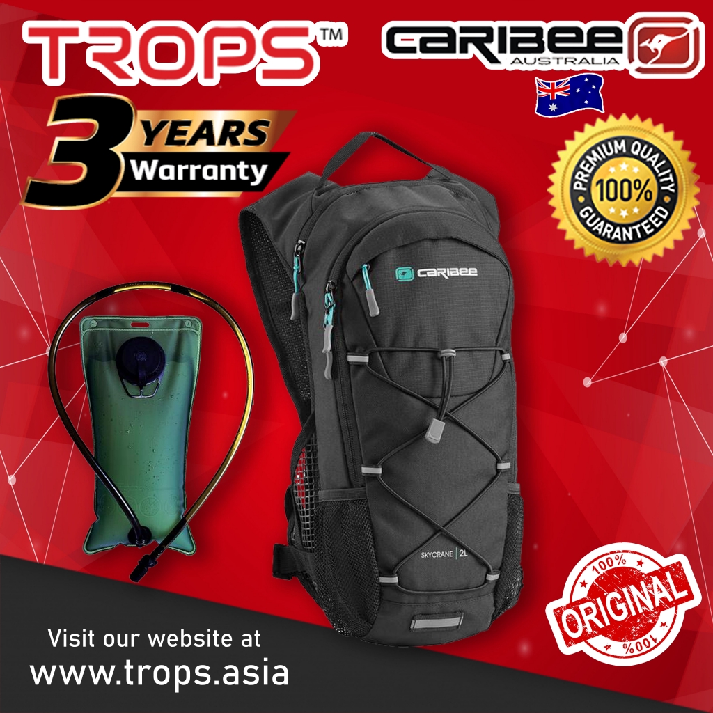 CARIBEE Skycrane 2L Hydration Pack Camping Bag Shopee Malaysia