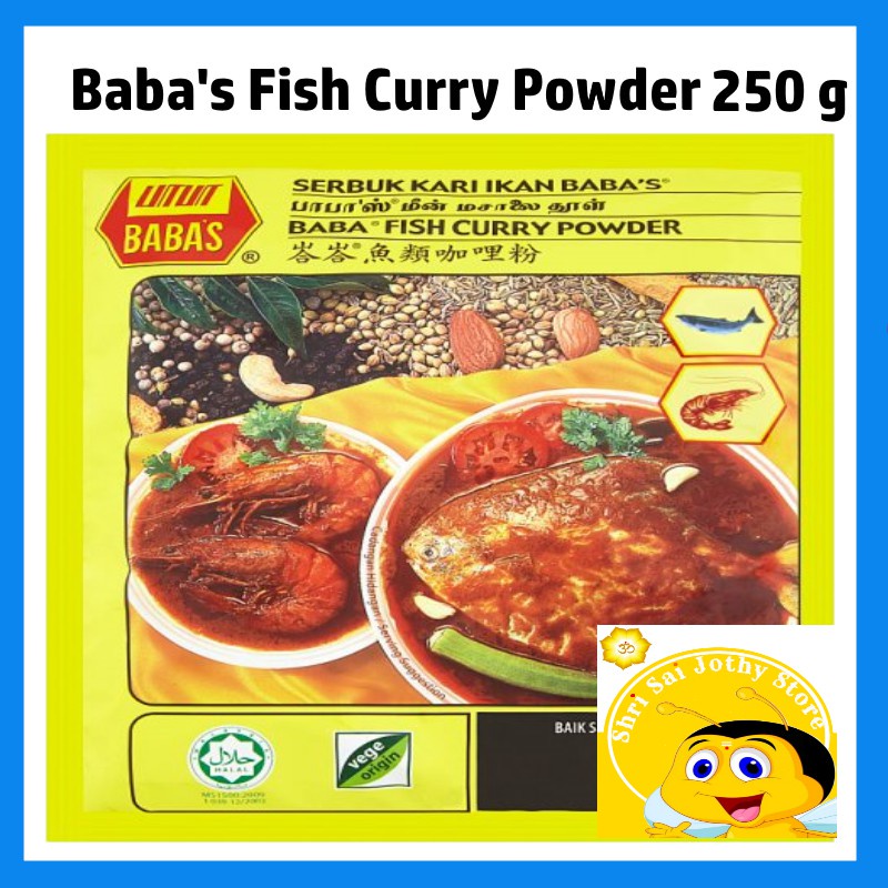 Baba's Fish Curry Powder 250g Babas Shopee Malaysia