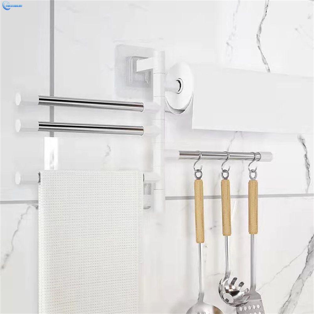 Fivestar Swivel Towel Bar Hanger Rack Swivel Antique Rail Towel 4 Arm ...