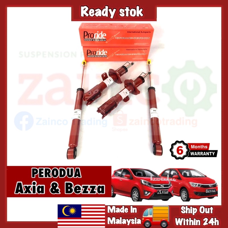 Absorber Proride Perodua Axia & Bezza heavy duty [Fast Postage ...