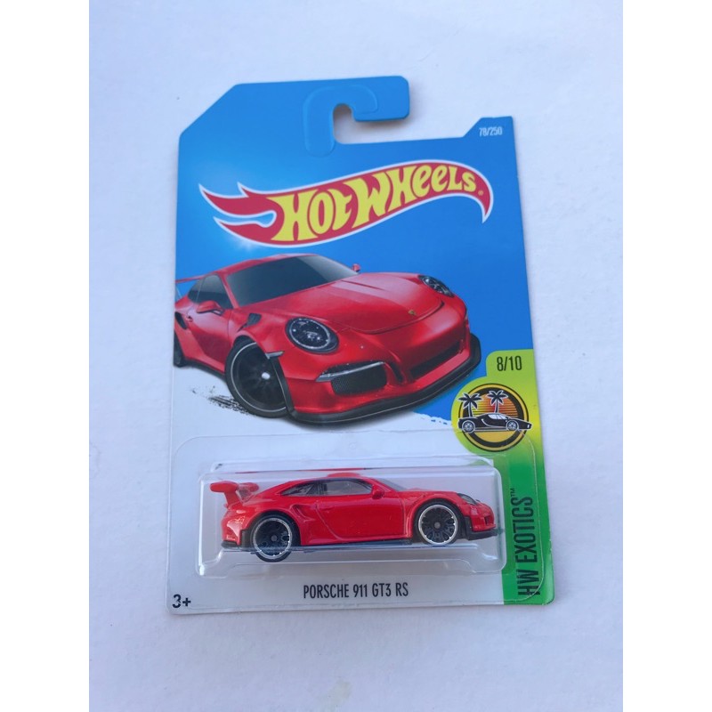 Hotwheels Porsche 911 Gt3 Rs Red Shopee Malaysia