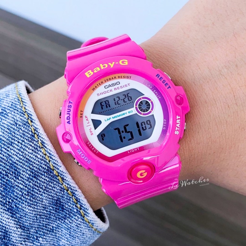Casio Baby G BG 6903 4B BG 6903 7C Pink White digital watch woman watch Shopee Malaysia