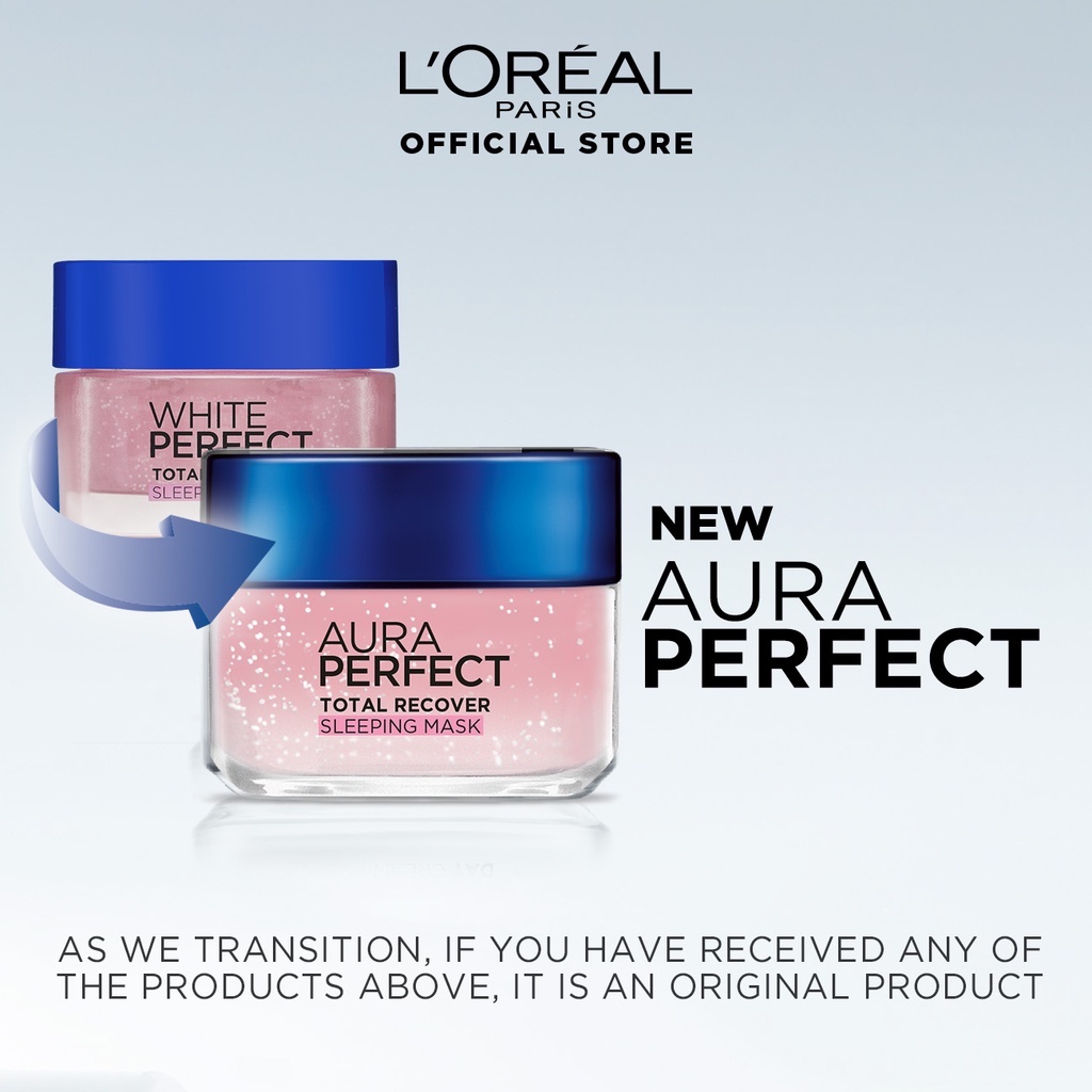 Loreal Paris Aura Perfect Total Recover Sleeping Mask 50ml Shopee