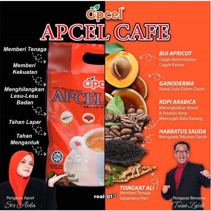 APCEL CAFE KOPI UNTUK KESIHATAN 💯 Original HQ | Shopee Malaysia