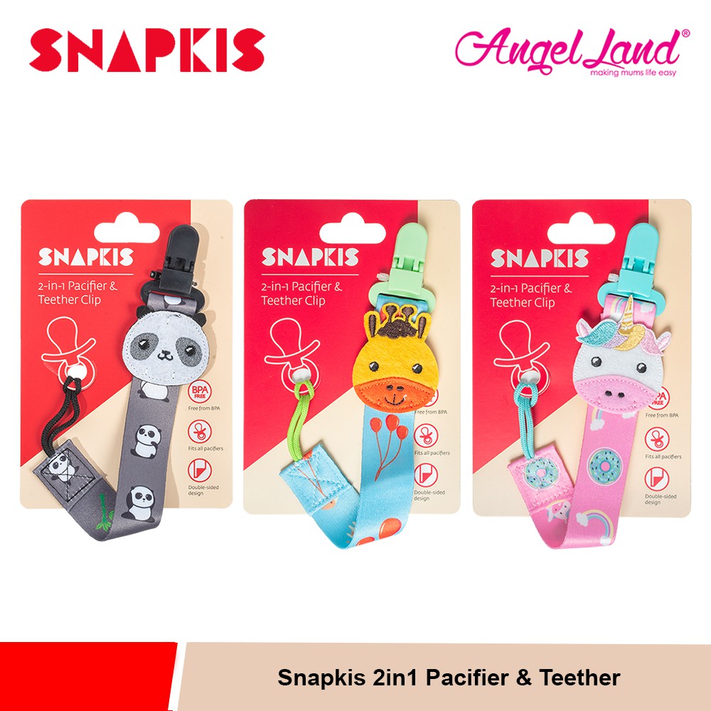Snapkis 2In1 Pacifier & Teether Clip Shopee Malaysia