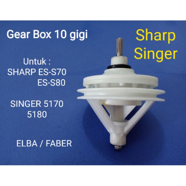 Gear Box SHARP ES-S70 ES-S80 SINGER 5170 5180 Faber 80TFM | Shopee