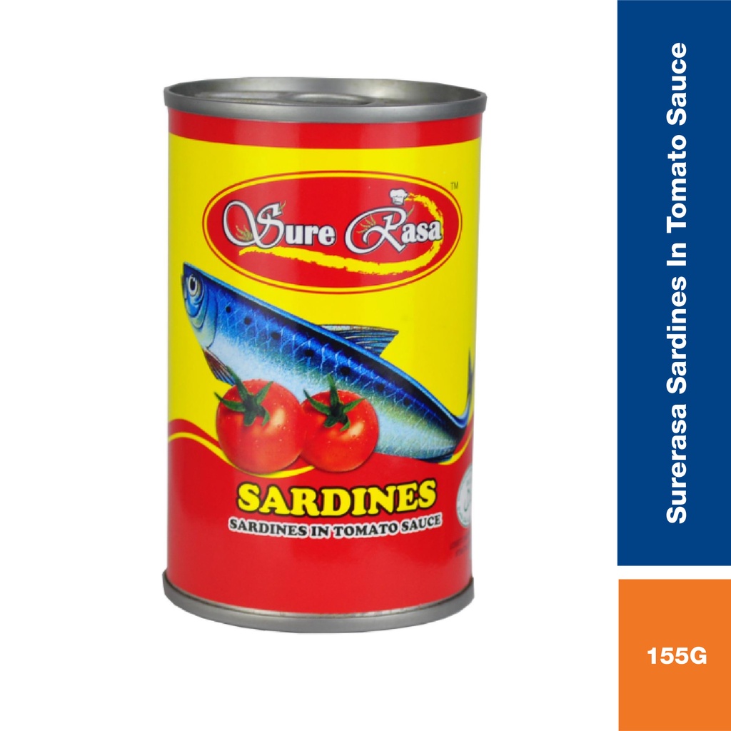 Sure Rasa Sardines In Tomato Sauce 155g | Shopee Malaysia